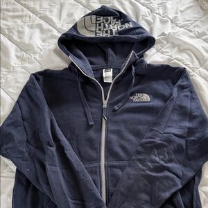 The North Face Dark Blue Full-Zip Hoodie